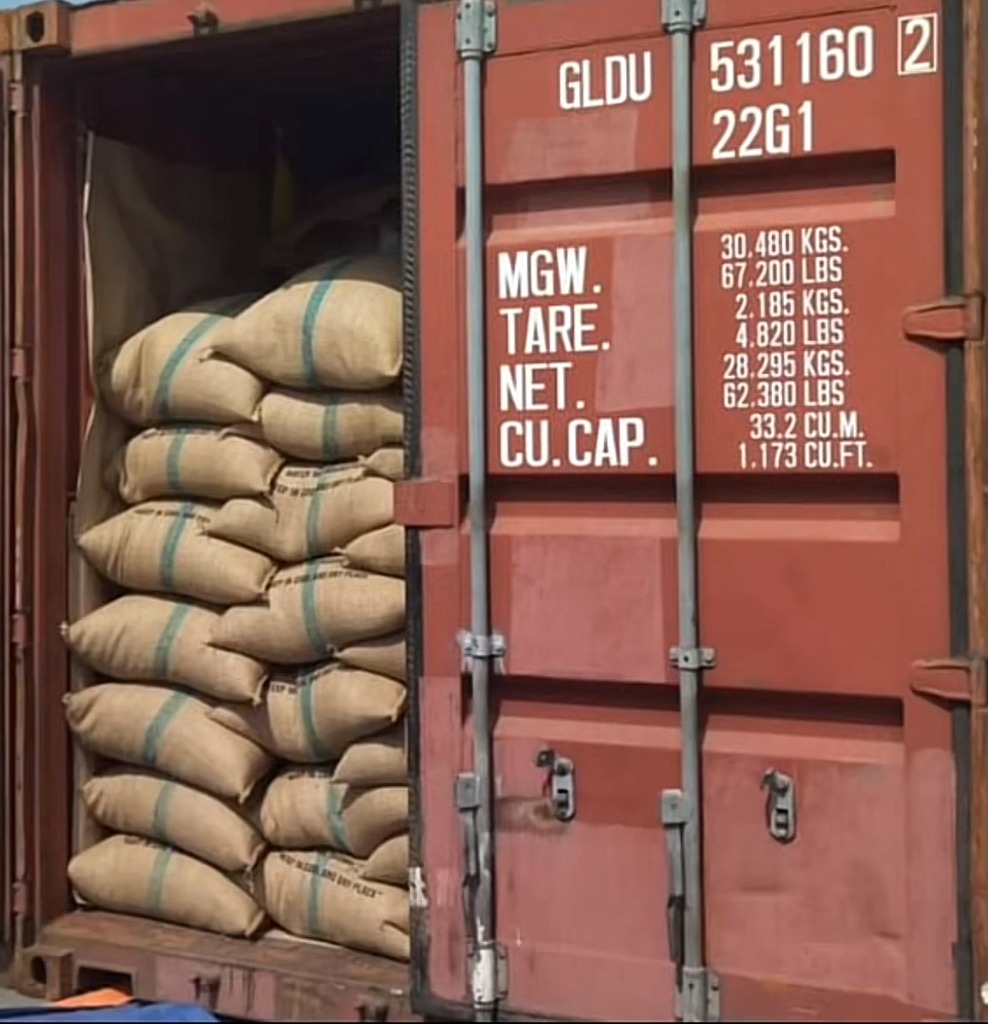 Container weight marking - Export documentation